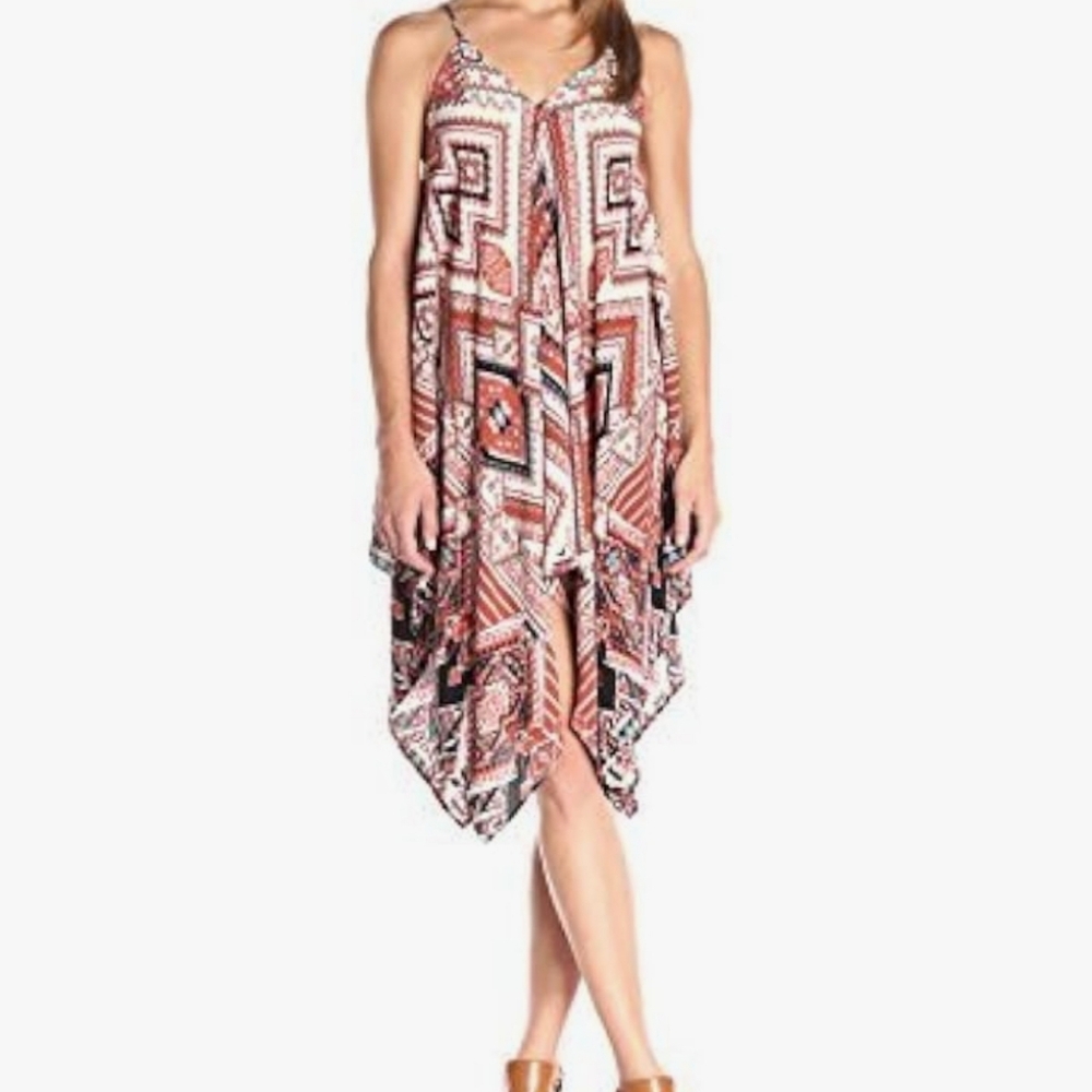 Blu Pepper Women's Asymmetric Midi Dress Size S